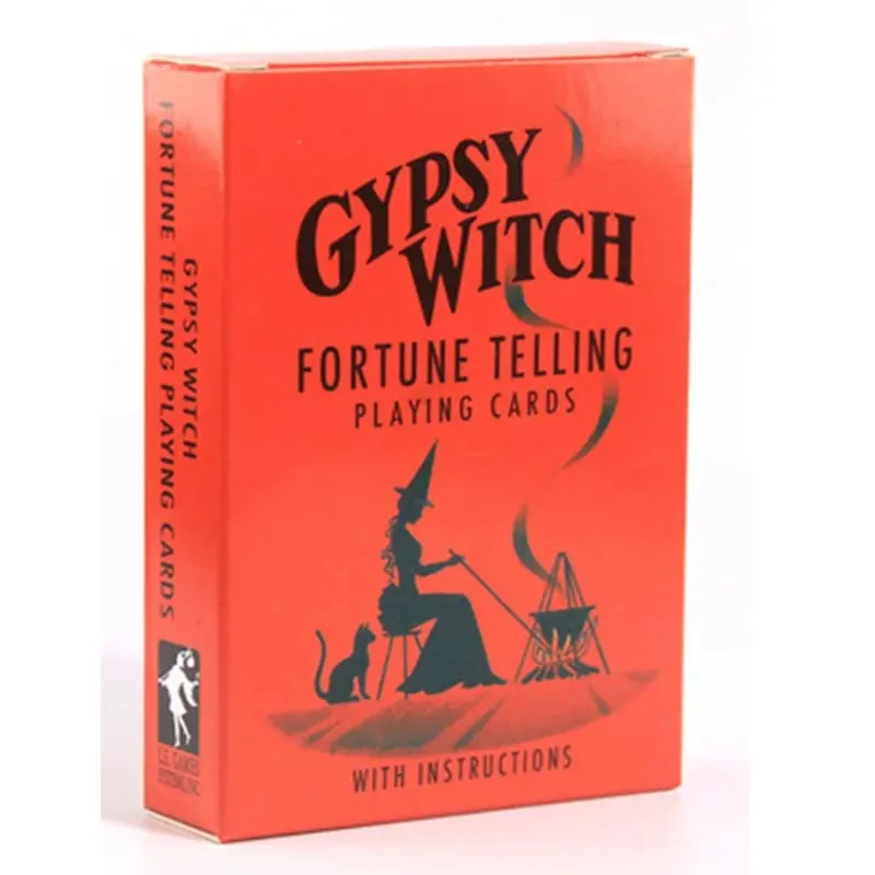 Cartes de Fortune de sorcière gitane, Lenormand Deck, Tarot pour débutants, jeu de cartes Oracle, jeu de société, jouet