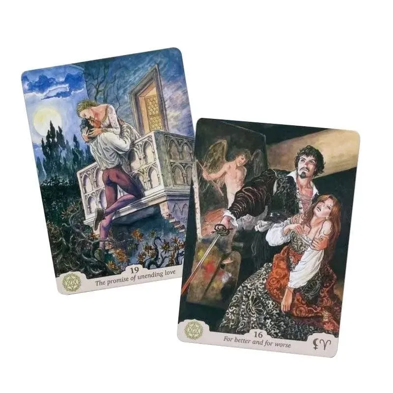 Chakras Eros And Astrology Manara Erotic Oracle Cards A 35 Tarot English Divination Tarot Cards Family Party Board Game — image 6