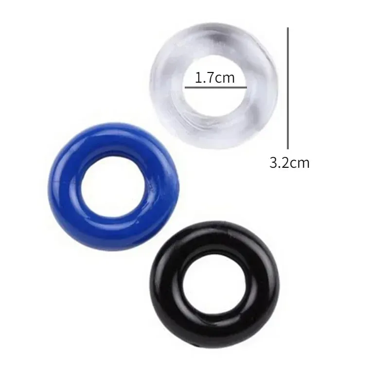 3pcs/set Penis Ring Enhance Dick Erection Delayed Ejaculation Cock Enlargement Lasting Semen Lock Ring Adult Sex Toys — image 8
