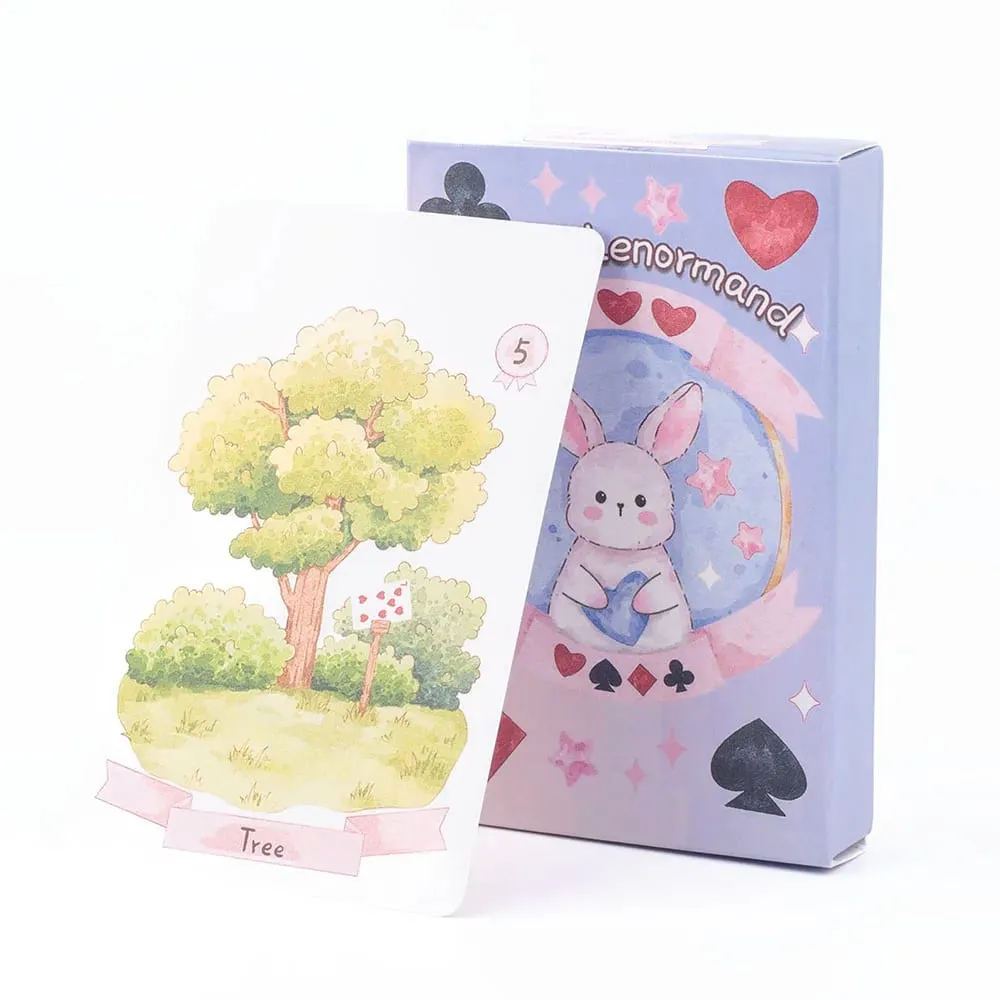 Dream Lenormand Tarot Card Deck 43 Cards Oracle Board Game for Kids Family & Friends Perfect Puzzle Leisure Activity 8.9 x 5.7cm — image 1