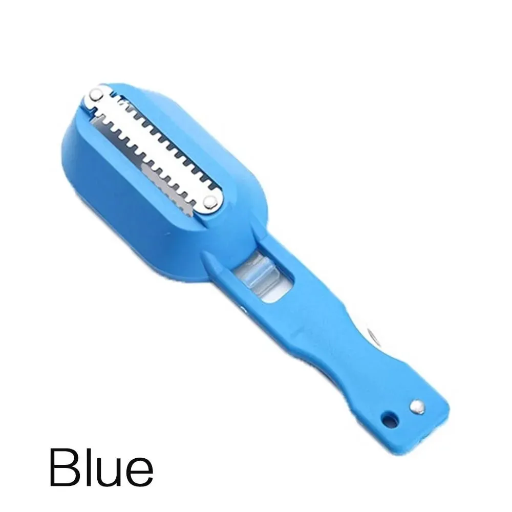 Multifunction Scraping Fish Scale Brush Disassembly Fish Knife Quickly Cleaning Fish Scales Home Kitchen Tool — image 9
