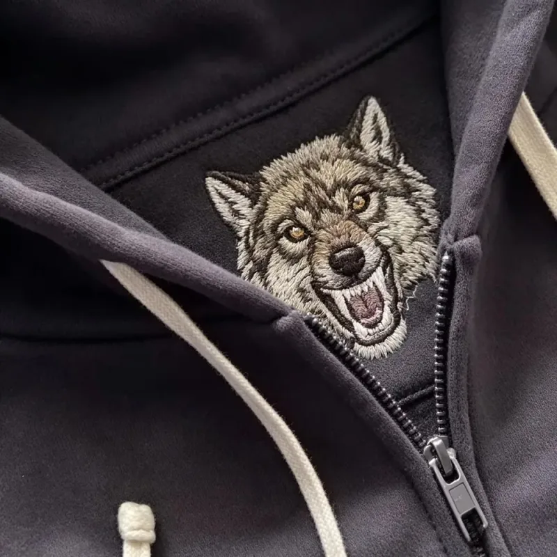 Vintage Bearพิมพ์Hoodieผู้ชายRetroลายสก๊อตสีเขียวPatch Pullover Hooded Sweatshirt Casual Streetwearเสื้อแขนยาวผู้หญิงHoodies Top — image 10