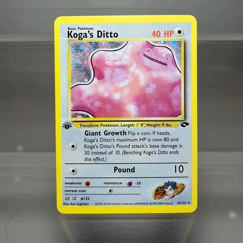 PKM Proxy Cards Classic 1996 1st Edition Mewtwo Gyarados Alakazam Cards Collection PTCG Neo Genesis Foil Card