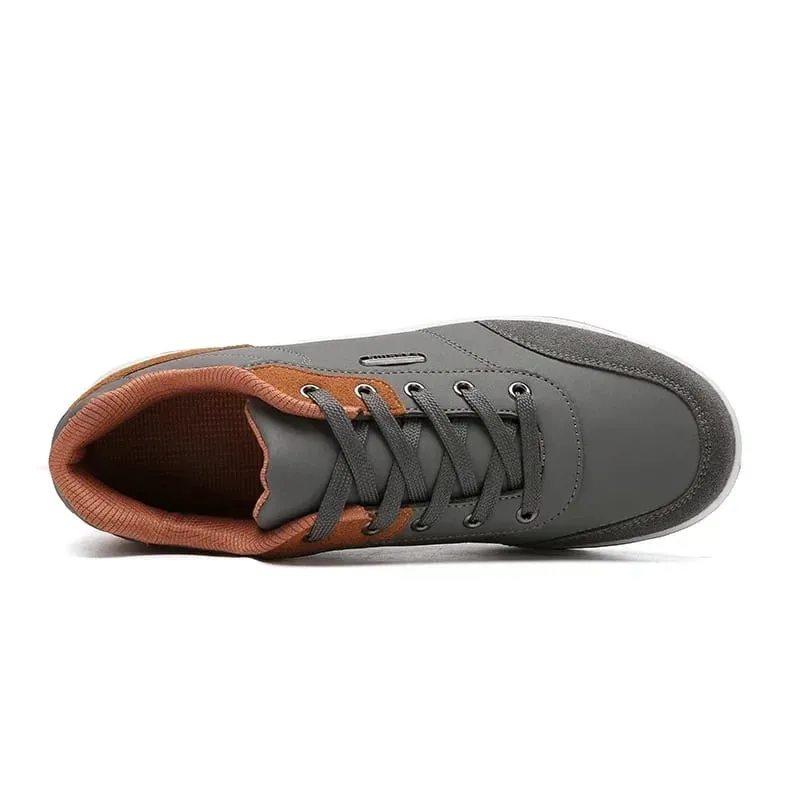 New Running Shoes Men Leather Waterproof Athletic Sneakers Men Wear-resistant Man Walking Sport Shoes Comfortable Men Shoes