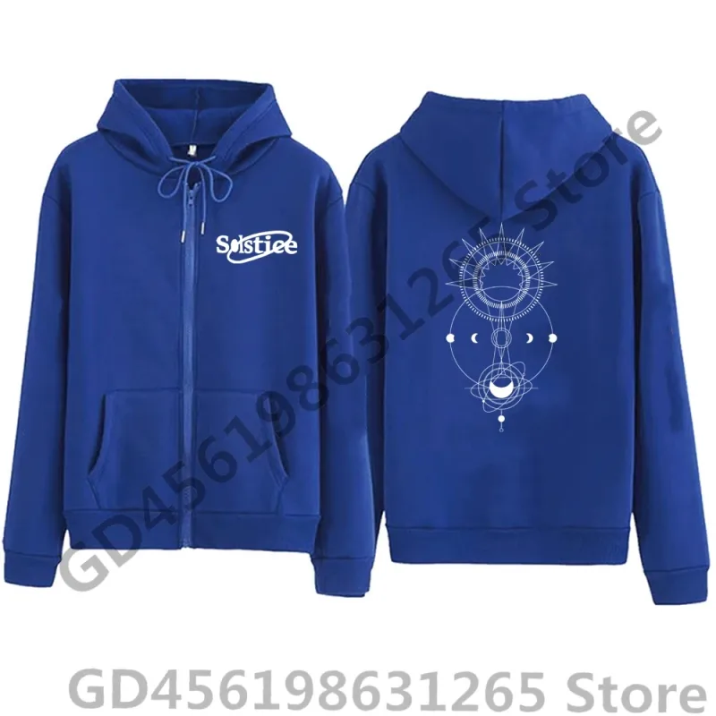 New TV Series คาธ The Eclipse First Khaotung Cosplay Black Hoodie Cool Zipper Sweatshirt Winter Warm Pullover Lovers Costume Top