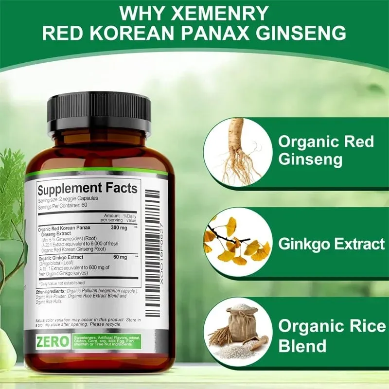 Korean Red Panax Ginseng - Increase Muscle Mass Boost Energy Production Improve Mood Increase Endurance and Performance — image 3