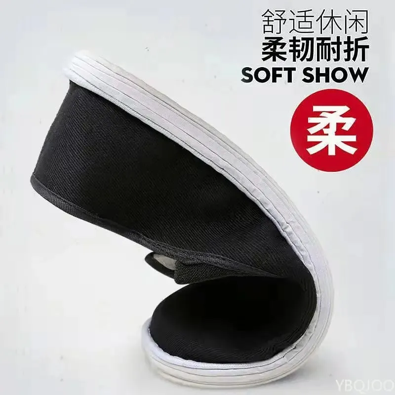 New Men's cloth Shoes Handmade breathable Flats Comfortable lightweight work shoe Casual Male lazy Canvas shoes Zapatos Homme — image 5