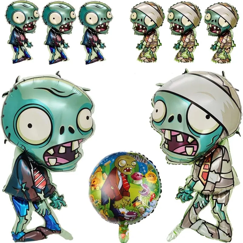 Games Balloon Plants Vs. Zombies Theme Party Decoration Supplies Package Latex Aluminum Film Balloon Children's Classic Toys — image 1