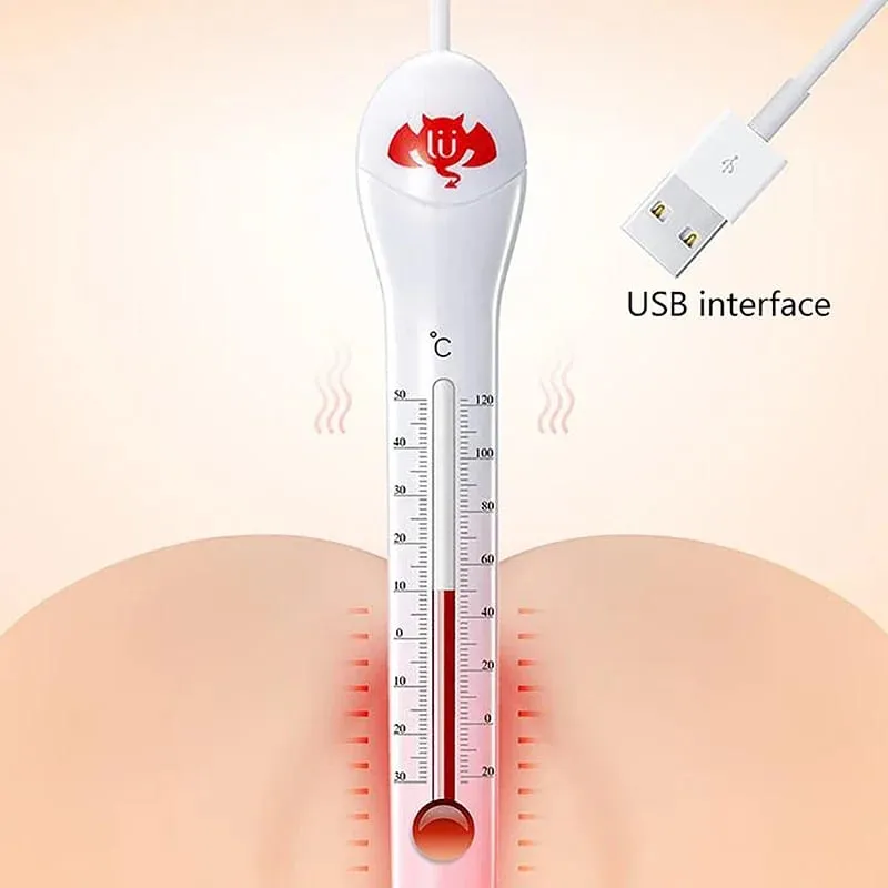 Smart Thermostat USB Heating Rod Quickly For Male Masturbator Cup Sex Dolls Anal Vagina Warmer Sex Toys For Men Adult Sex Toys — image 3