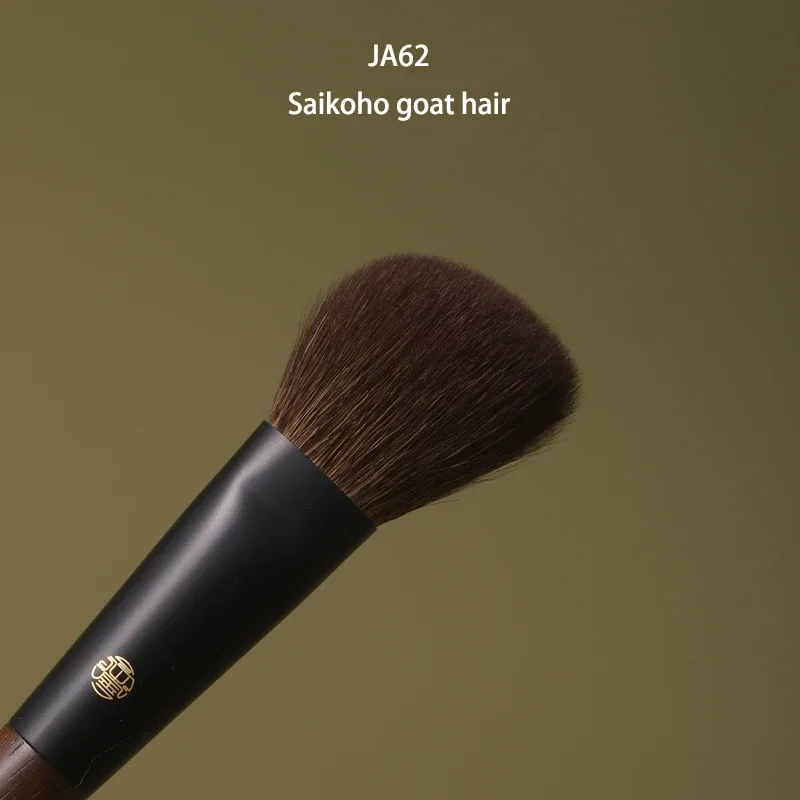 Professional Handmade Makeup Brushes 1PC Squirrel Fox Horse Goat Hair Angled Contour Brush Walnut Handle Make Up Brush — image 10