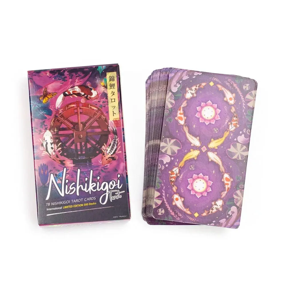 Nishikigoi Tarot 78pcs 10.3*6cm English Version Divination Board Games Kit Party Astrology Cards Oracle — image 4