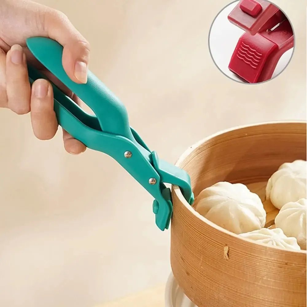 Multifunction Kitchen Bowl Clip Durable Silicone Anti Scalding Clip Non-slip Meal Bowls Tongs Pot Clips Gripper Kitchen Tools — image 6