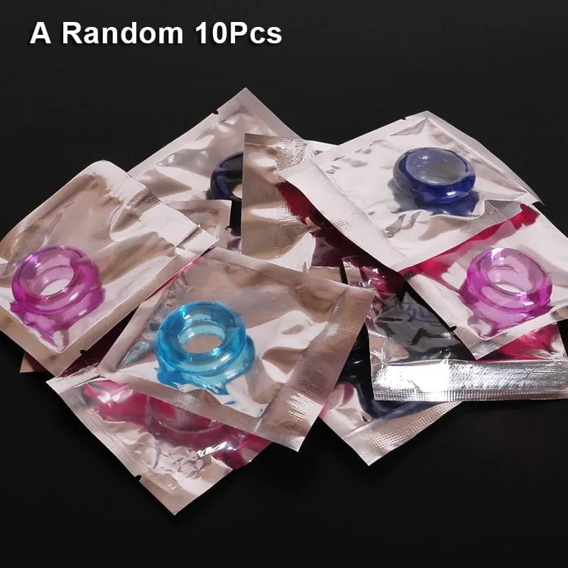 Jouets sexuels pour hommes, retardement de l'éjaculation, amplificateur pénien, verrouillage, anneau de sperme, Bdsm, produits érotiques pour adultes, accessoires exotiques, 5 à 20 pièces