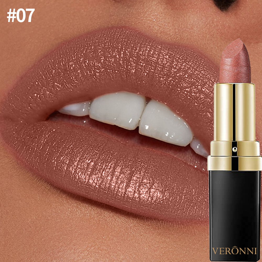 10 Color Glitter Lipsticks Shimmer Shiny Lipgloss Pearlescent Lip Tint Waterproof Long Lasting Diamond Lips Glaze Makeup Cosmeti — image 13