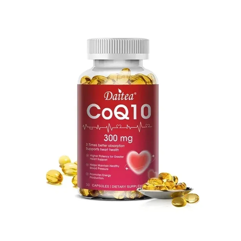 Sinusuportahan ng Coenzyme Q10 - 300 Mg ang Energy Cognitive Ability at Heart Brain and Cell Health Antioxidant Nagpapabuti ng Kalidad ng Pagtulog — image 8
