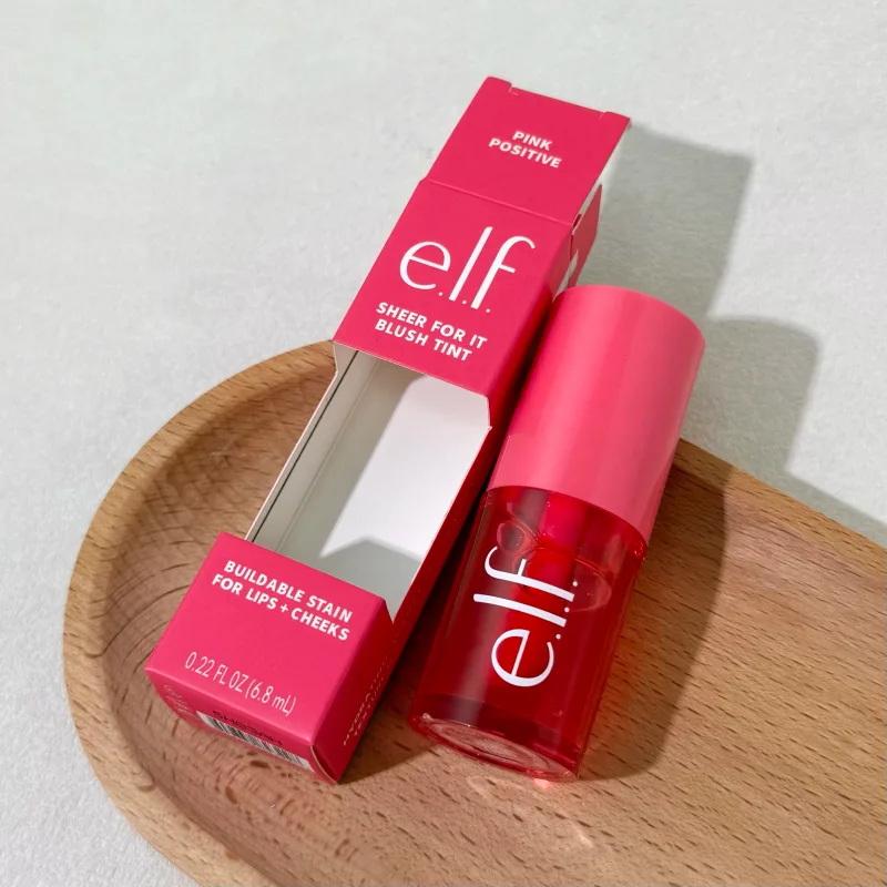 Best Seller Elf dual-use Liquid Blush Lip Gloss Persistent Moisturize Create Naturally Brighten Powder Liquid Blusher Cosmetics