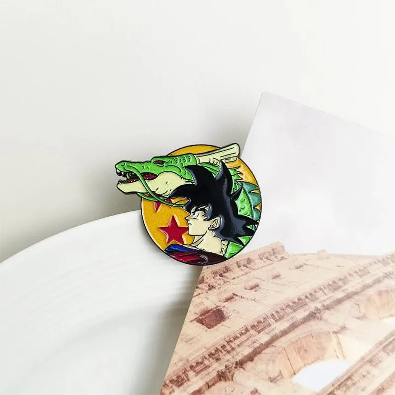Dragon Ball Manga Pin Anime Lapel Pins Backpacks Cute Things Vegeta Goku Brooches Badges on Backpack Brooch for Clothes Jewelry — image 13