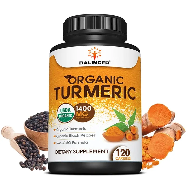 Organic Turmeric with Black Pepper Extract Supports Joint Health Antioxidant Benefits and Promotes Nutrient Absorption — image 6