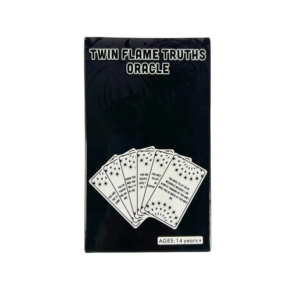 Twin Flame Truths Oracle Cards For Family Party Fortune Telling Divination Game Cards — image 3