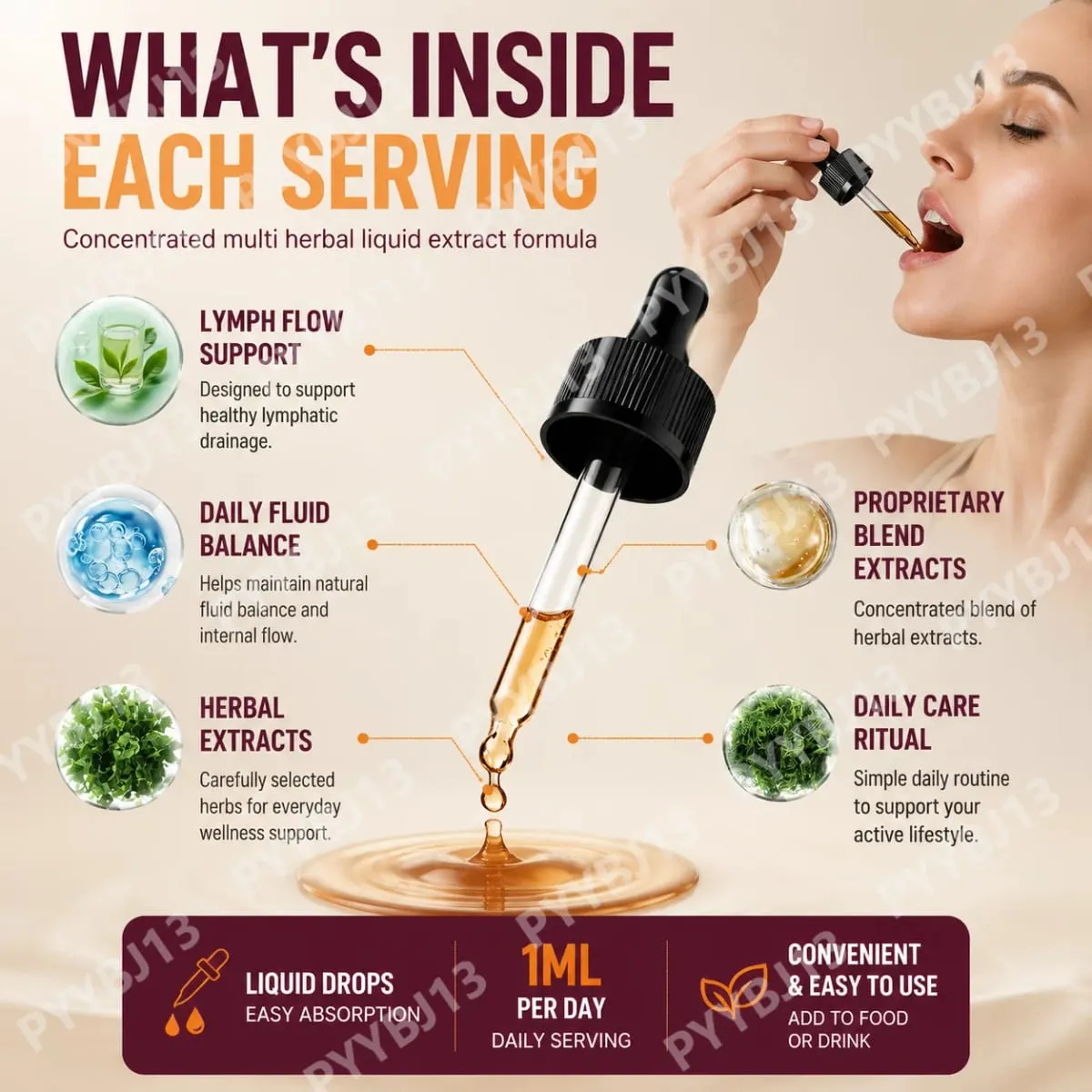 Googeer Lymphatic Health Support Herbal Liquid – Natural Circulation and Internal Flow Dynamics Supplement for Daily Wellness — image 5