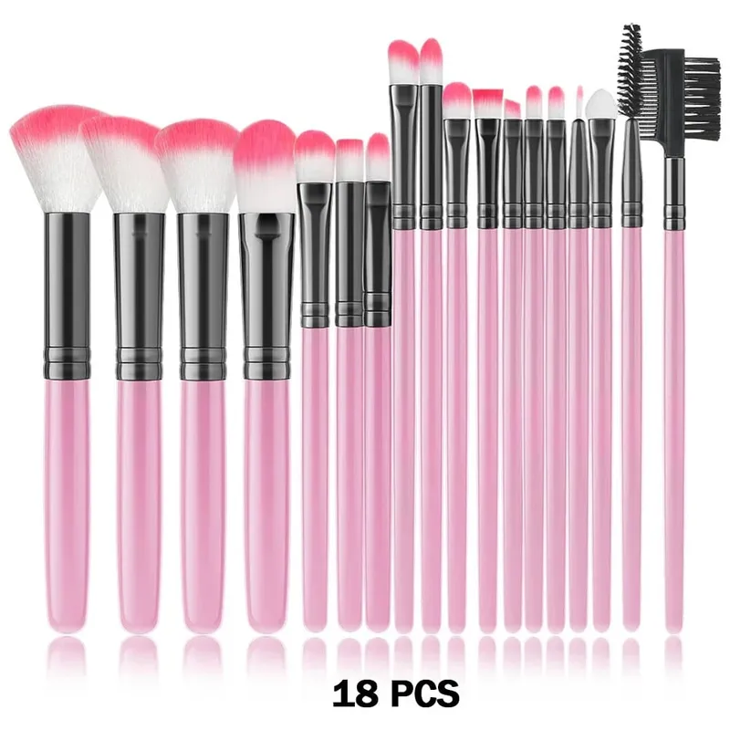 New 10/32PCS Makeup Brushes Set Soft Fluffy Powder Foundation Contour Blush Concealer Eyeshadow Blending Highlighter Beauty Tool — image 11