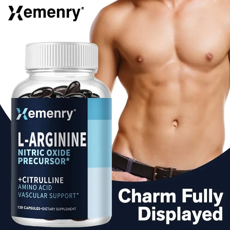 L-Arginine - Nitric Oxide Supplements - Boost Endurance & Strength Promote Muscle Growth Improve Performance — image 2