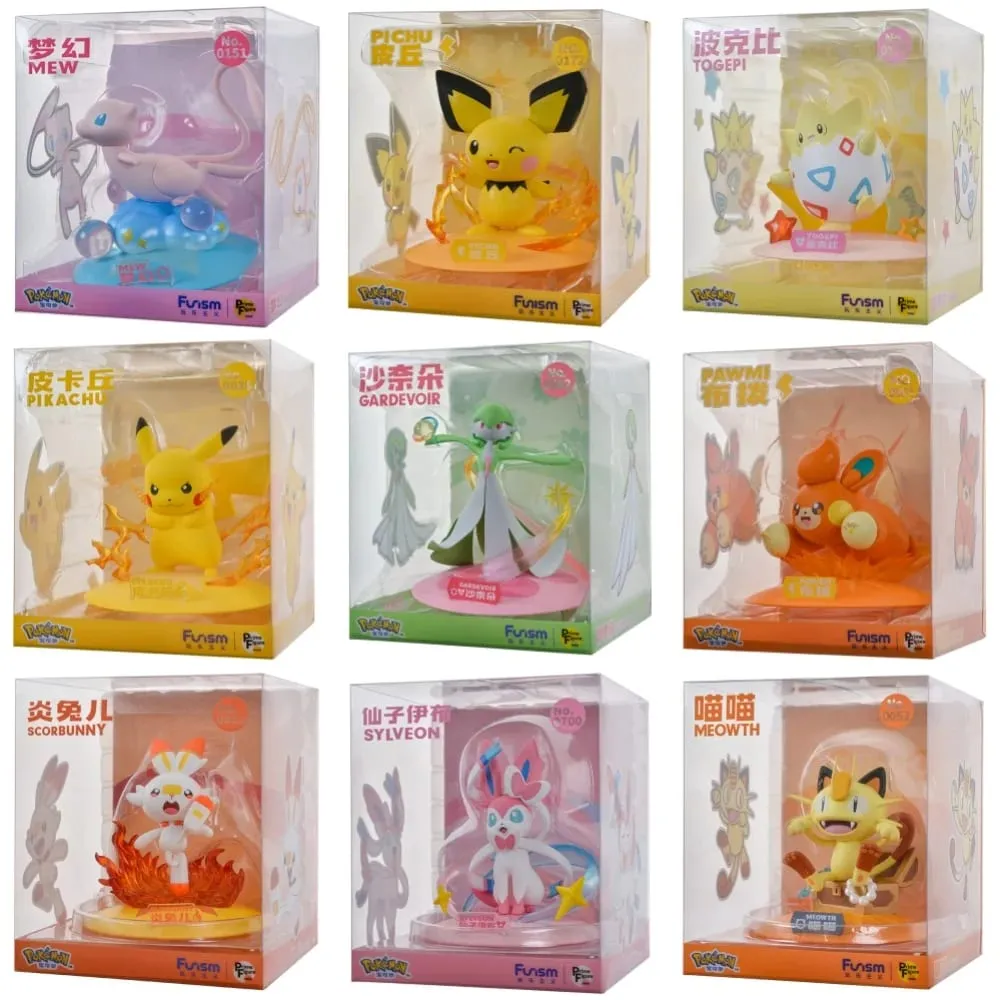 Genuine Pokemon Action Figures Pikachu Mewtwo Figurine Gardevoir Sylveon Anime Collect Model Pocket Monster Toy Gift — image 3