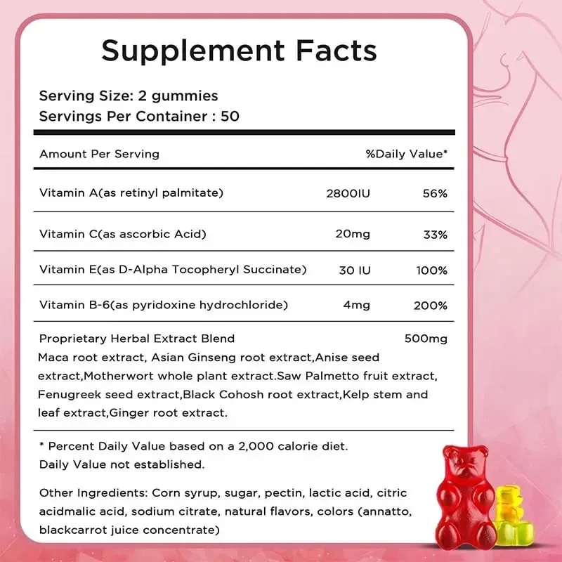 BBL Gummies - Promotes Hip Growth Enhances Natural Curves Balances Hormones Accelerates Metabolism and Improves VitalitySupp