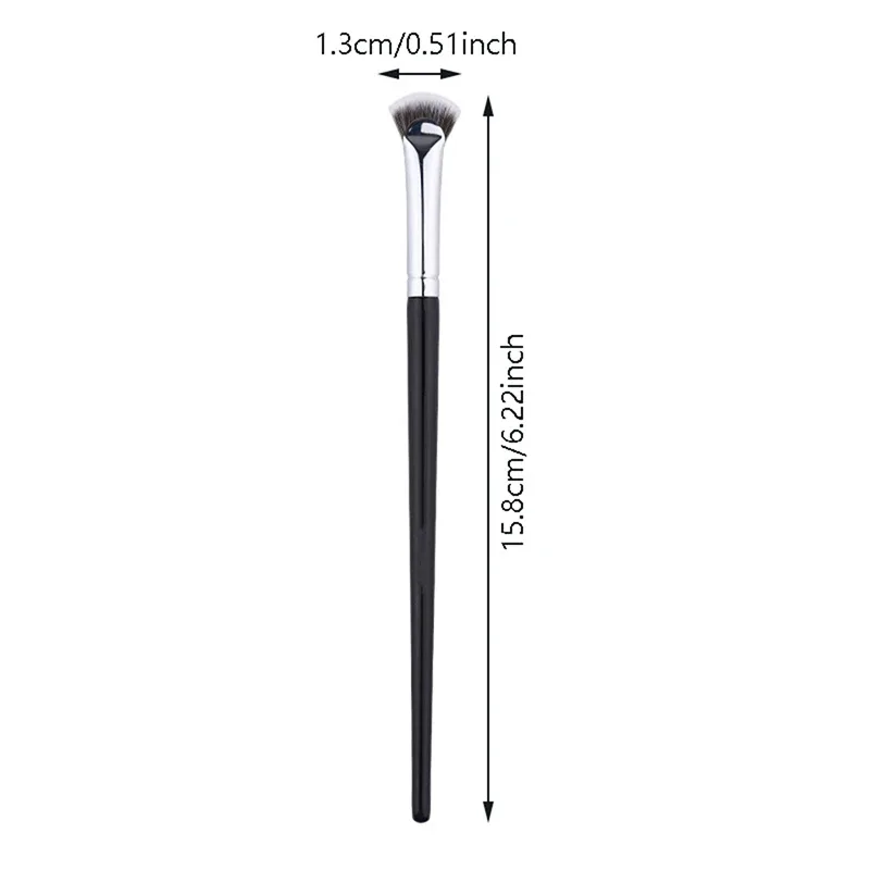 [Y]1 PC Vifteformet øjenvippebørste Blød, der falder ikke Skønhed Øjenvippe Makeup Børster Mascara Highlighter Powder Smudge Tool