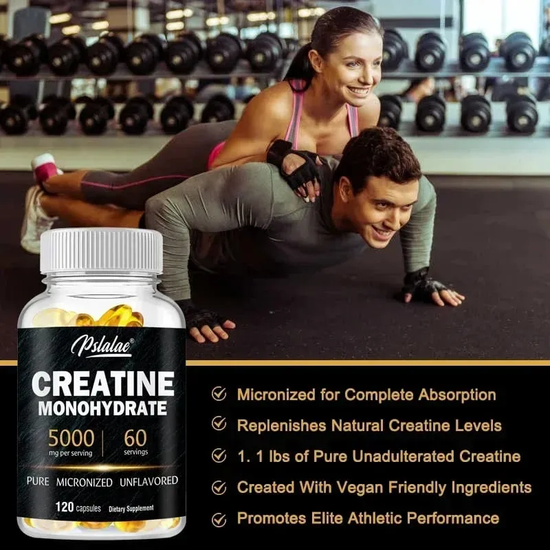 Creatine Monohydrate - Improves Athletic Performance Strength Endurance and Muscle BuildingSupplements — image 5