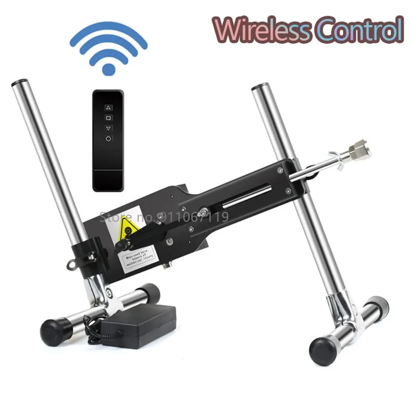 Portable 80W Wireless Sex Machine with Dildo Attachment for Women Men Automatic Masturbation Machine Telescopic Vibrator Sex Toy