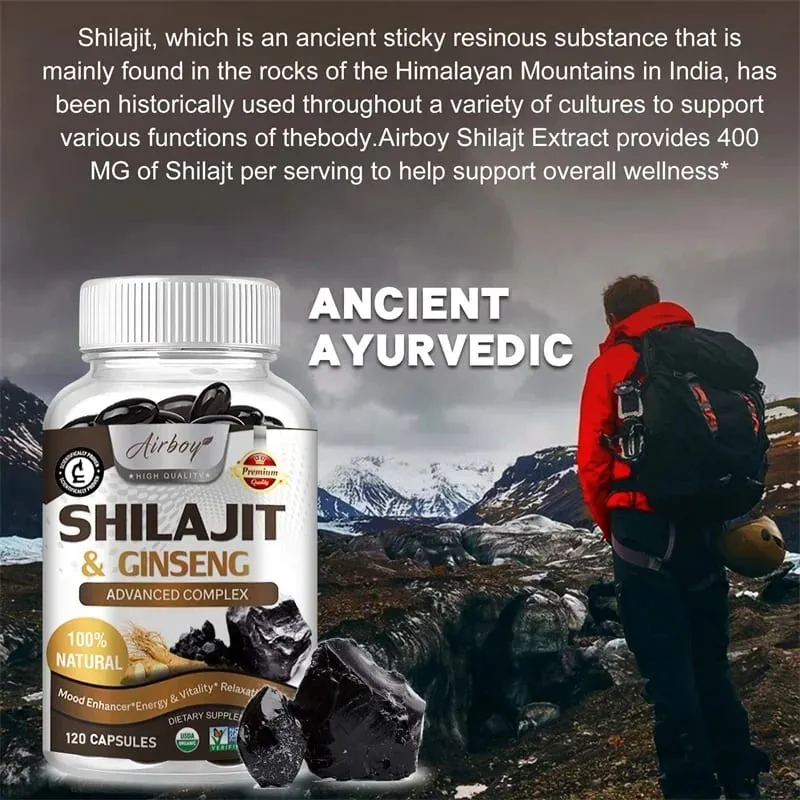 Shilajit - Natural Energizer To Rejuvenate The Body Improve Mental Clarity and Boost The Immune System — image 4