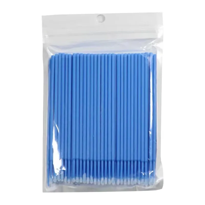 100PCS Micro Swab Applicator Eyelash Cleaning Brush Lash Extension Micro Brushes Cotton Swab Individual Eyelashes Removing Tool — image 19