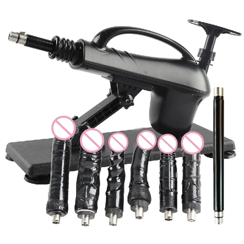 Portable Automatic Masturbation Machine for Women with Big Dildo Men's Sex Toy Pumping Gun for Couples — image 11