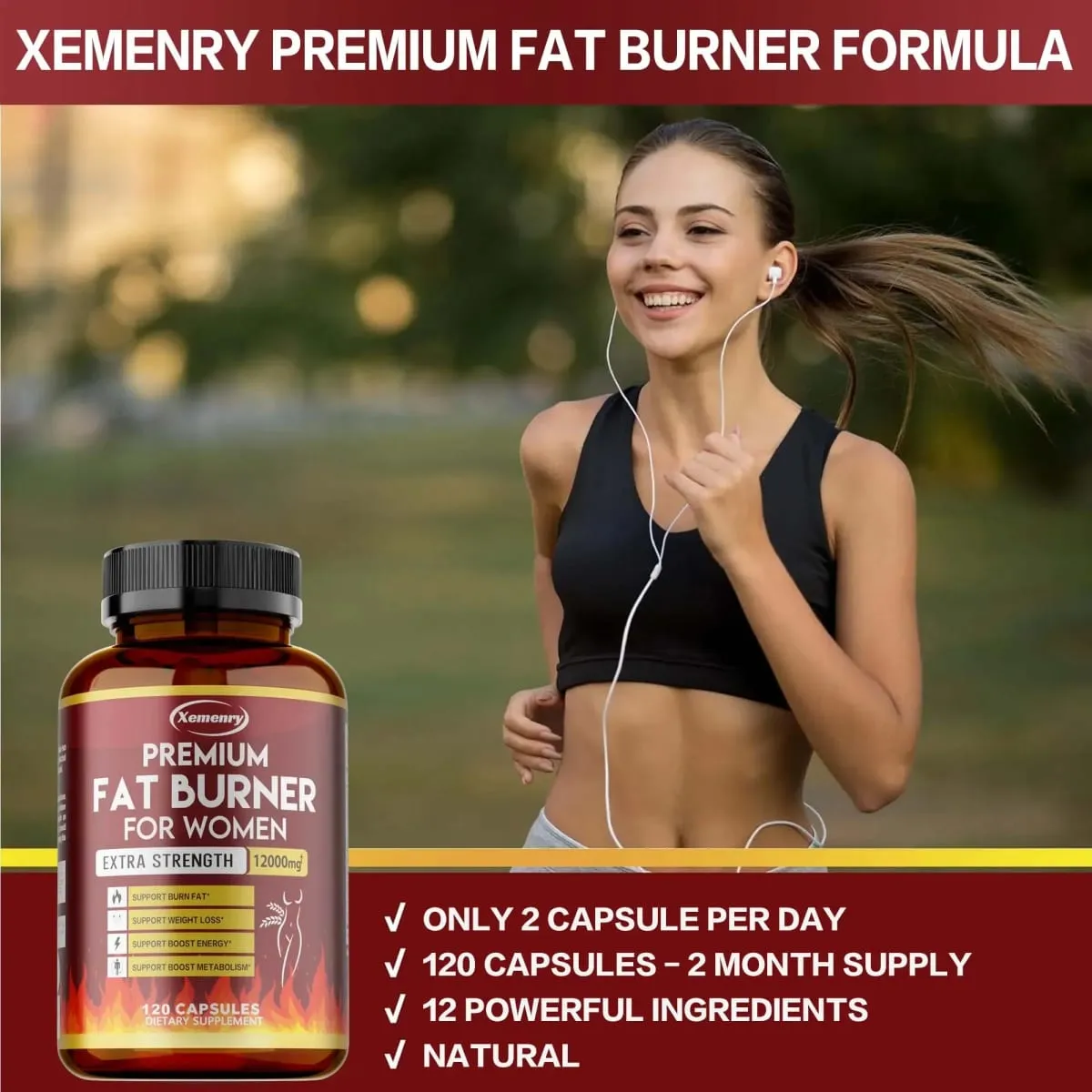 Green Tea Extract Capsules - Fat Burning Detox Slimming Boosts Metabolism and Weight Management Supplement — image 6