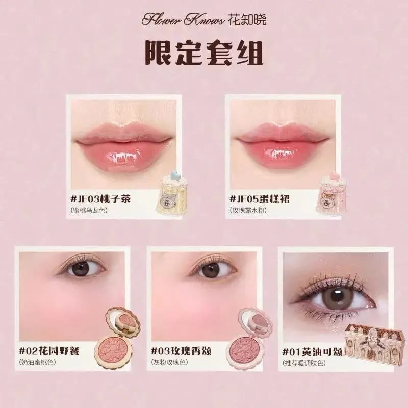 Flower Knows Pop Up Store Limited Edition Sweetie Bear Eyeshadow Blush Lip Jelly and Mirror Cute Xmas Makeup Gift Set for Girls — image 7