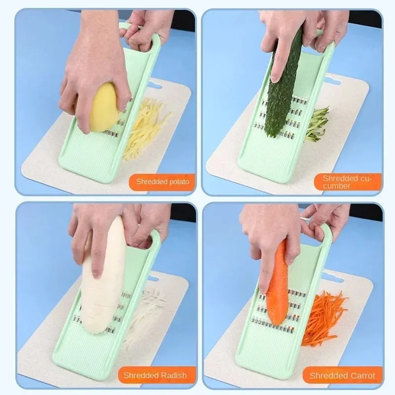 Manual Potatoes Carrots Cucumbers Slicer Stainless Steel Shredder Portable Kitchen Gadgets Kitchen Accessories Kitchen Tool — image 5