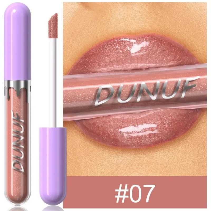 1pc Metallic Liquid Lipstick Long Lasting Glitter Lip Glaze Waterproof Moisturize Brown Lip Tint Shiny Shimmer Lipgloss Makeup — image 10