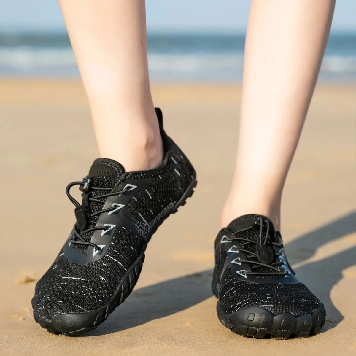 Wide Barefoot Shoes for Unisex Outdoor Running Zero Drop Casual Sneaker Minimalist Shoes — image 1