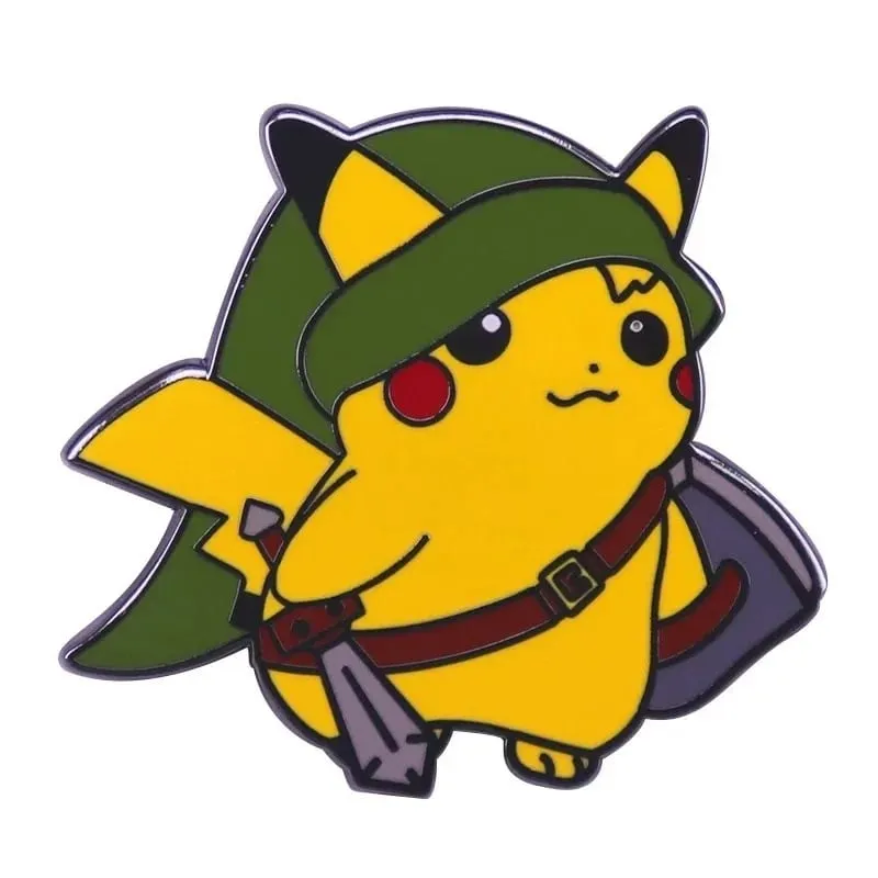 Pokemon Pikachu Mew Enamel Pin Badges Metal Pins for Backpacks Brooches Japanese Cute Lapel Jewelry Accessories Gfits