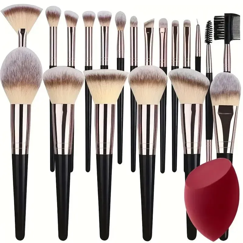 NEW 3-20PCS Makeup Brushes Set Eye Shadow Foundation Concealer Blending Blush Brush Soft Fluffy Women Beauty Tool Christmas Gift — image 11
