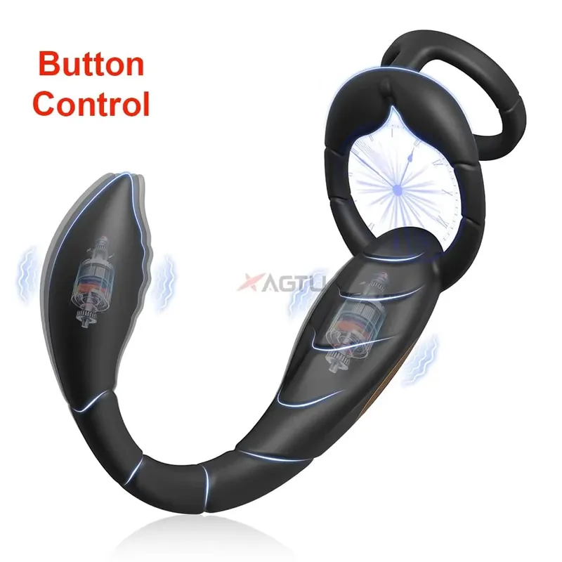 APP Control Butt Plug Cock Ring Vibrating Prostate Massager for Men Beginner Anal Vibrator Anal Plug for Gay Sex Toy for Men 18+ — image 7