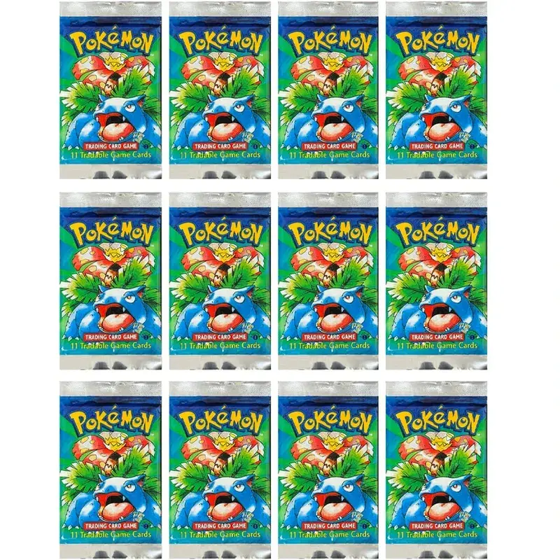 Pokémon Booster Packs Base Fossil Jungle 9 single bags 1 pack/11 Cards and Booster Box 3 1Box/36 Packs models Proxy Game Cards — image 30