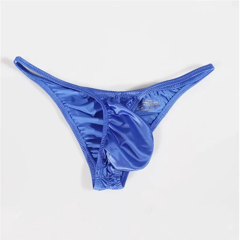 Men's Underwear Ice Silk Low Rise Sexy Bikini Briefs — image 2