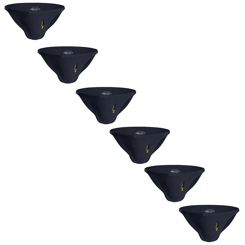 1/6 pçs modal sexy cuecas masculinas respirável impressão calcinha masculina breve biquíni cuecas sissy grande virilha homem troncos