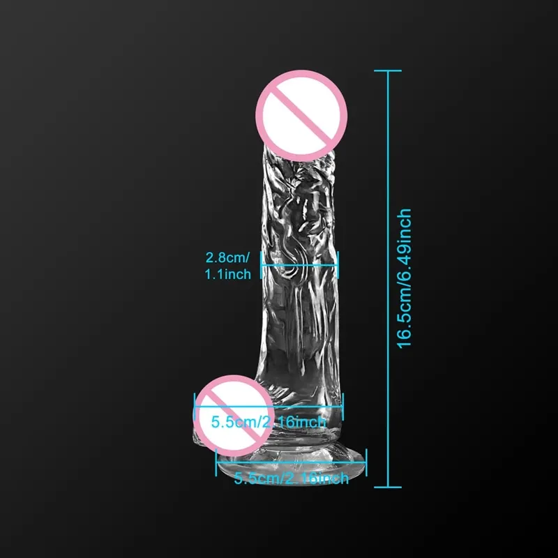 Multi Size Transport Dildo for Women Realistic Silicone Fake Dick Female Masturbator with Suction Cup Dildo Sex Toy for Women — image 9