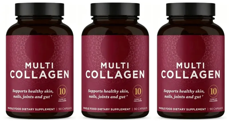 Collageenpillen Gehydrolyseerd multicollageensupplement Ondersteunt een gezonde huid en nagels Darmgezondheid en gewrichten 90 capsules — image 9