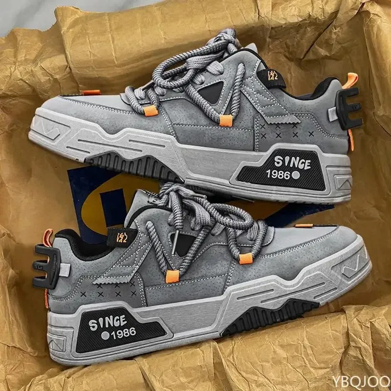 Spring men's new fashionable low top board shoes trendy versatile sports shoes casual comfortable men's sneakers — image 5