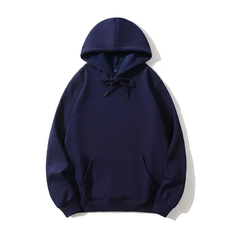 Modischer Druck, hochwertiger Kapuzenpullover, individuelles Logo, persönliche Gruppenmarke, Stickerei für Männer und Frauen, dicker Pullover aus 100 % Baumwolle, Fleece — image 12