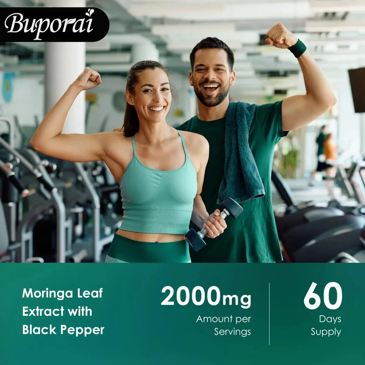 Moringa Leaf Capsules - Supports Digestive and Intestinal Health Antioxidants Nourishes Skin Improves Energy Levels — image 3
